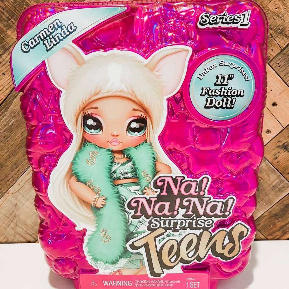 NEW, Na Na Na Surprise Teens Fashion Carmen Linda 11” Doll MGA Entertainment